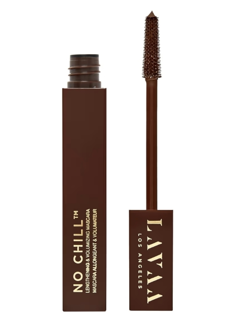 LAVAA No Chill Lengthening & Volumizing Mascara: Brown, NIB
